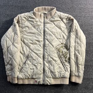 Quiksilver Jacket Boys Small Reversible Tan EUC
